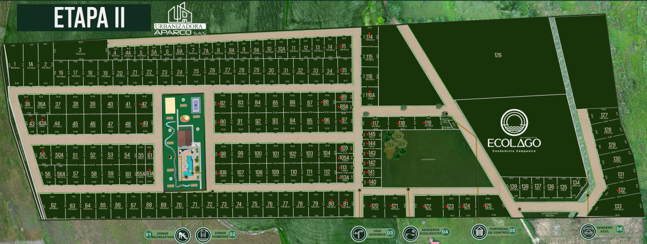 Lotes disponibiles ecolago
